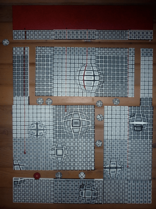 4 Pricks Cause Bleeding Mixed Media 