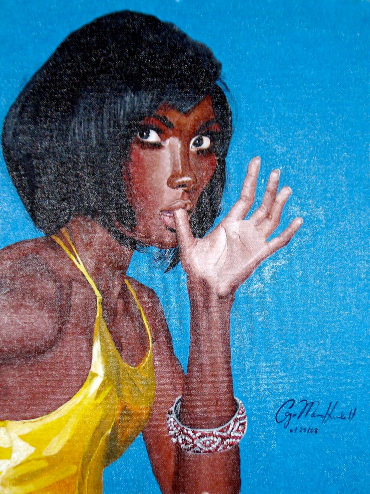 Midas Touch Acrylic on canvas 11x14