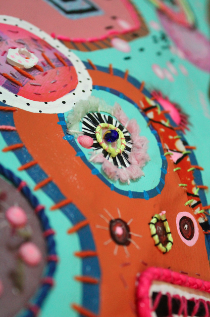 "Optic Carnival" - Part 1 (Detail) In Progress